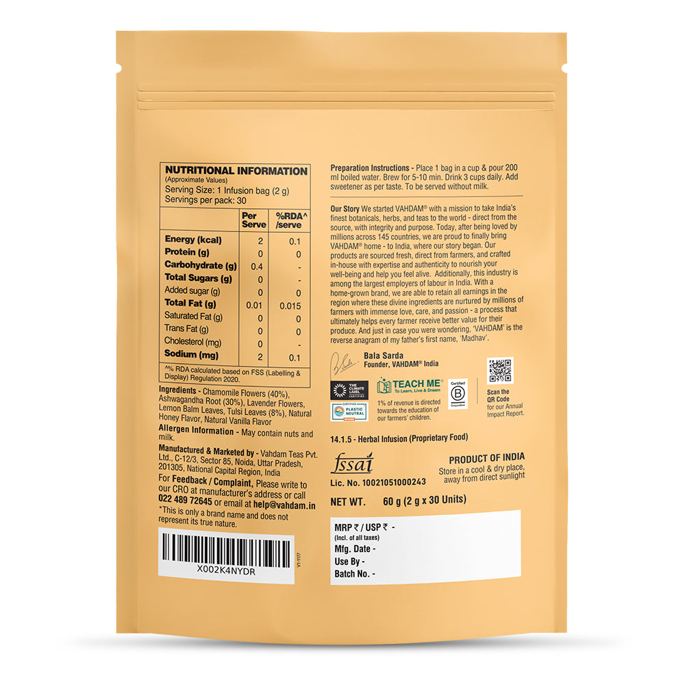 Stress Balance Herbal Infusion