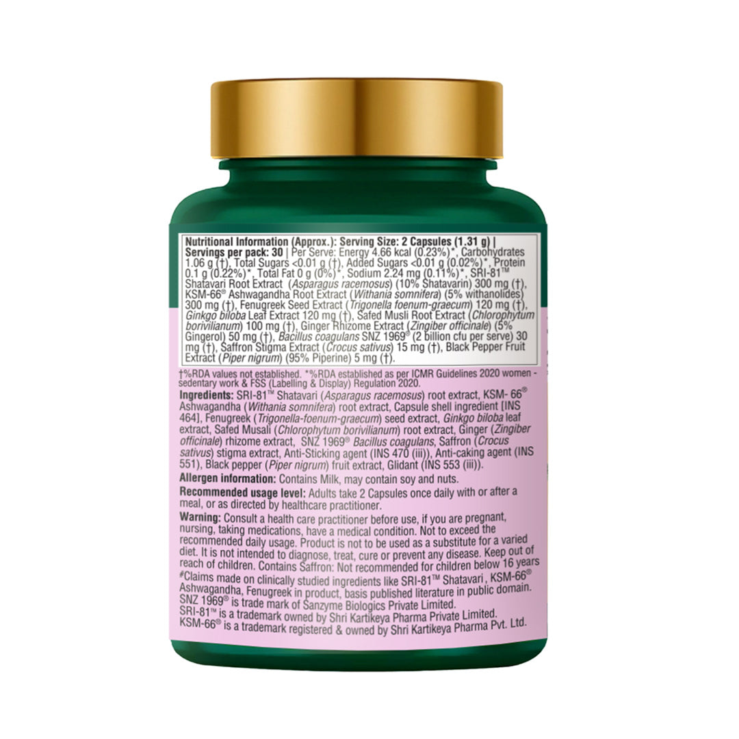 SHE10® Capsules - For Perimenopause & Menopause Support