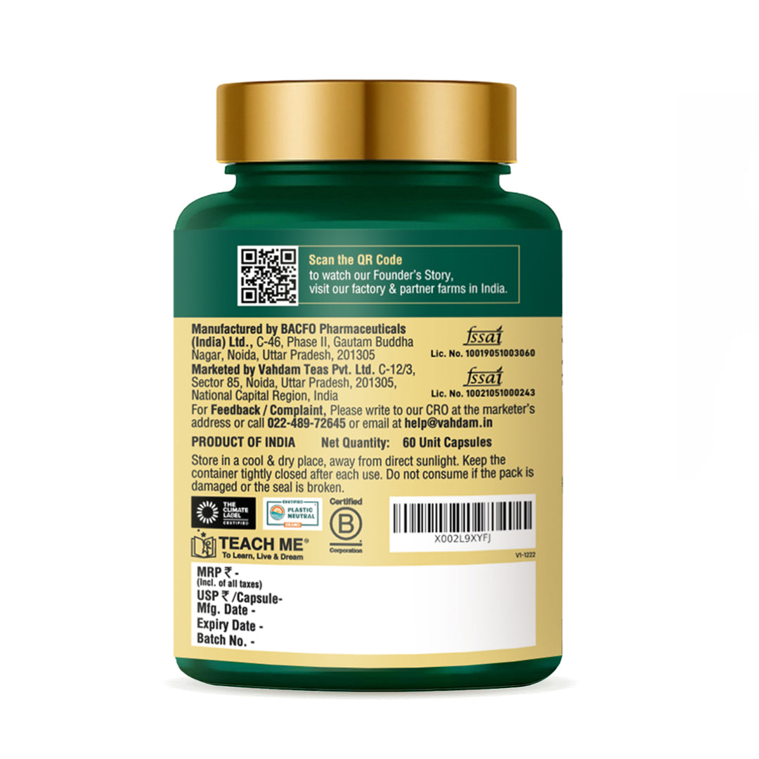 Berberine Capsules - For Blood Sugar Support