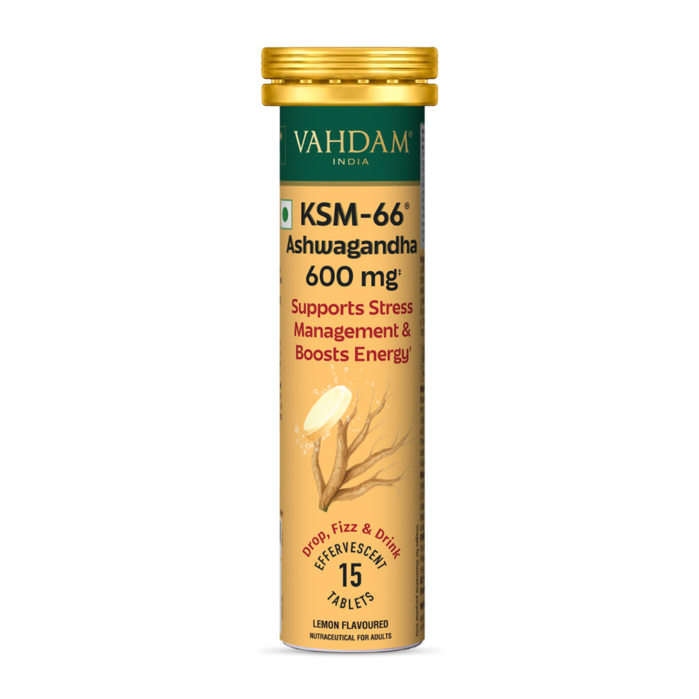 KSM-66® Ashwagandha Effervescent : For Stress Management