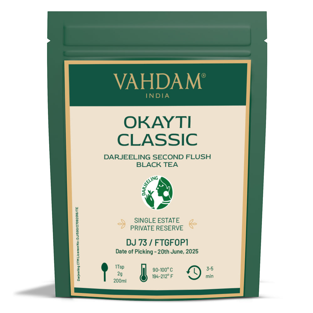 2025 Okayti Classic Darjeeling Second Flush Black Tea DJ 73