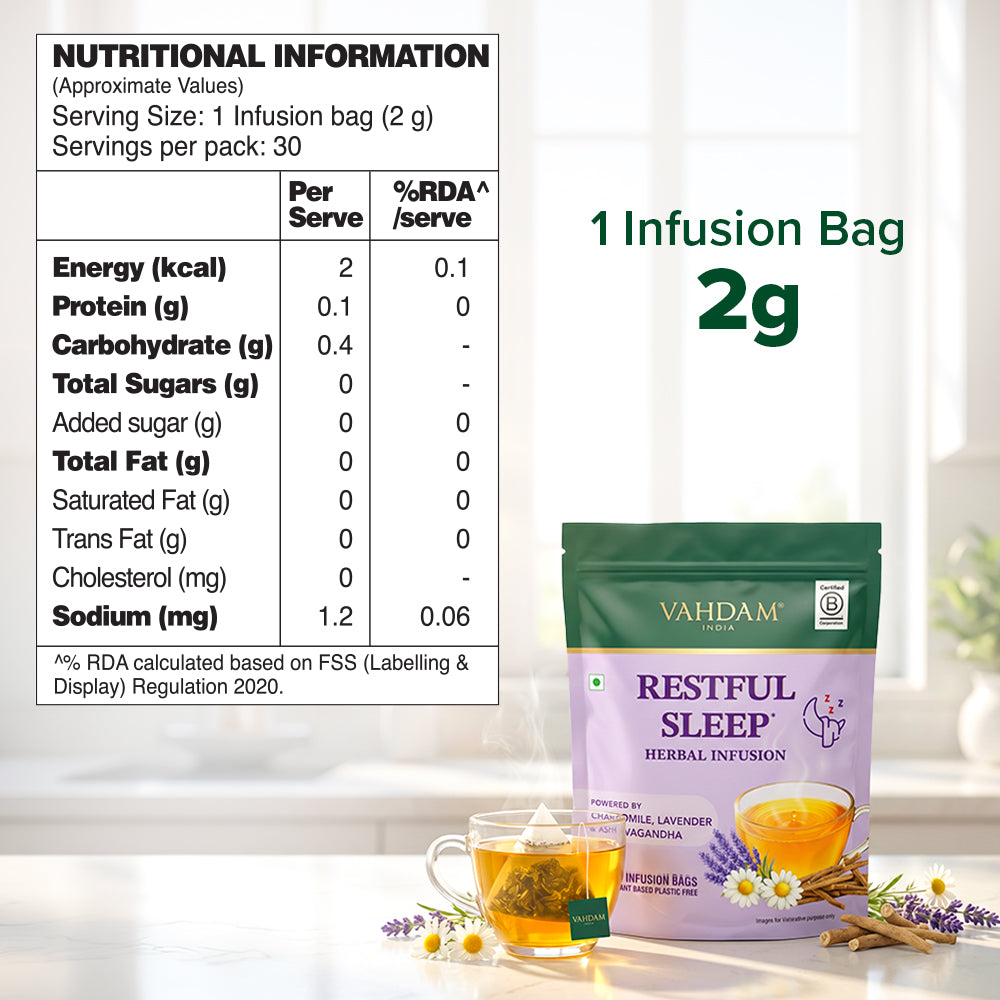 Restful Sleep Herbal Infusion - For Calming Mind