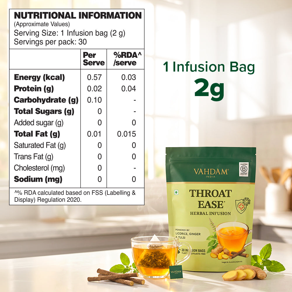 Throat Ease Herbal Infusion