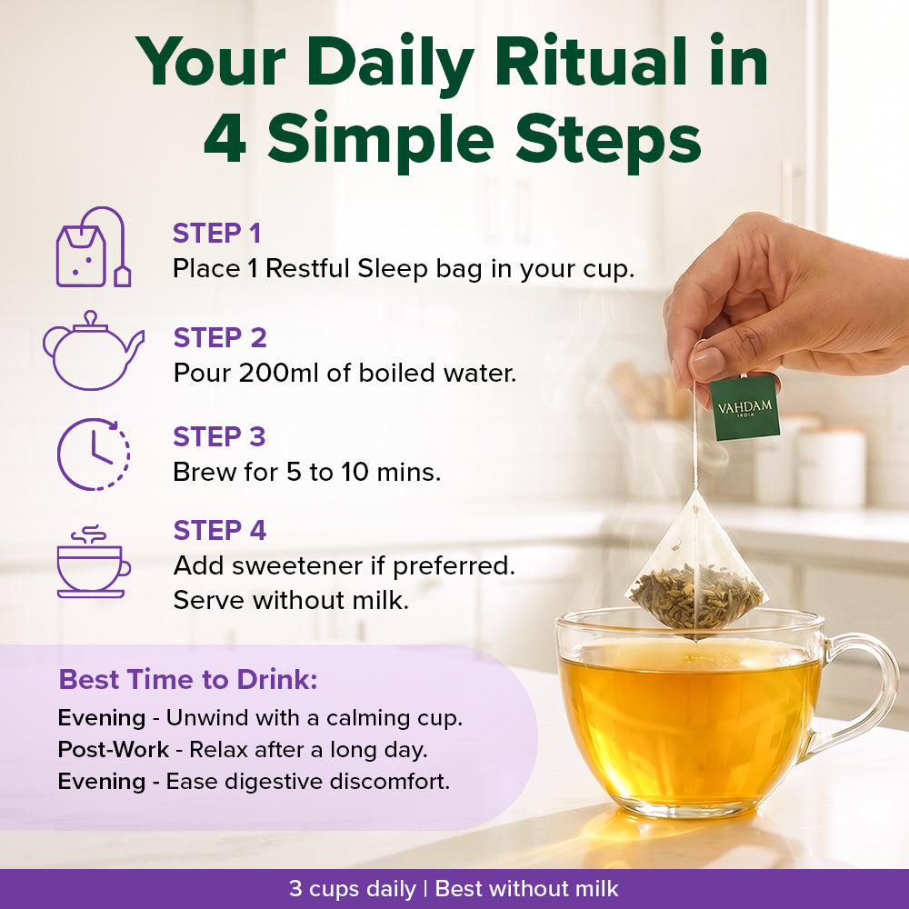 Restful Sleep Herbal Infusion - For Calming Mind