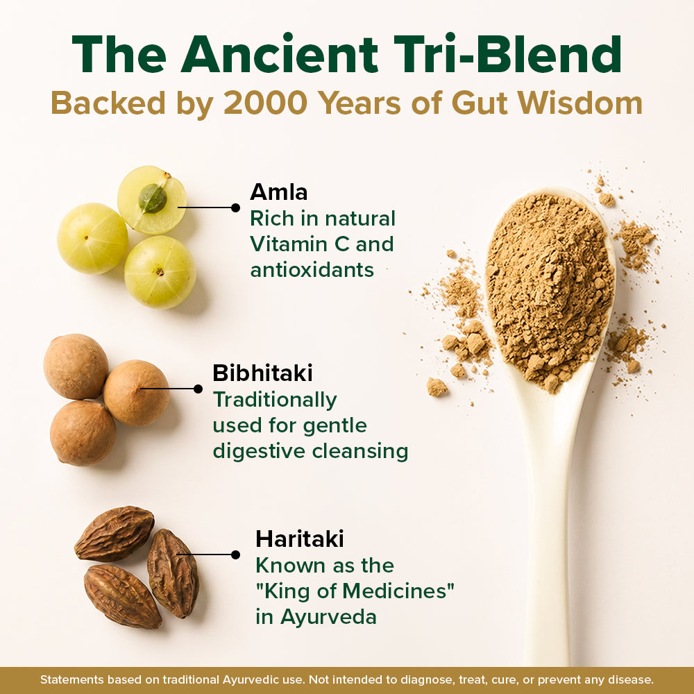 Triphala Powder 150 g - For Gut Health & Digestive Wellness