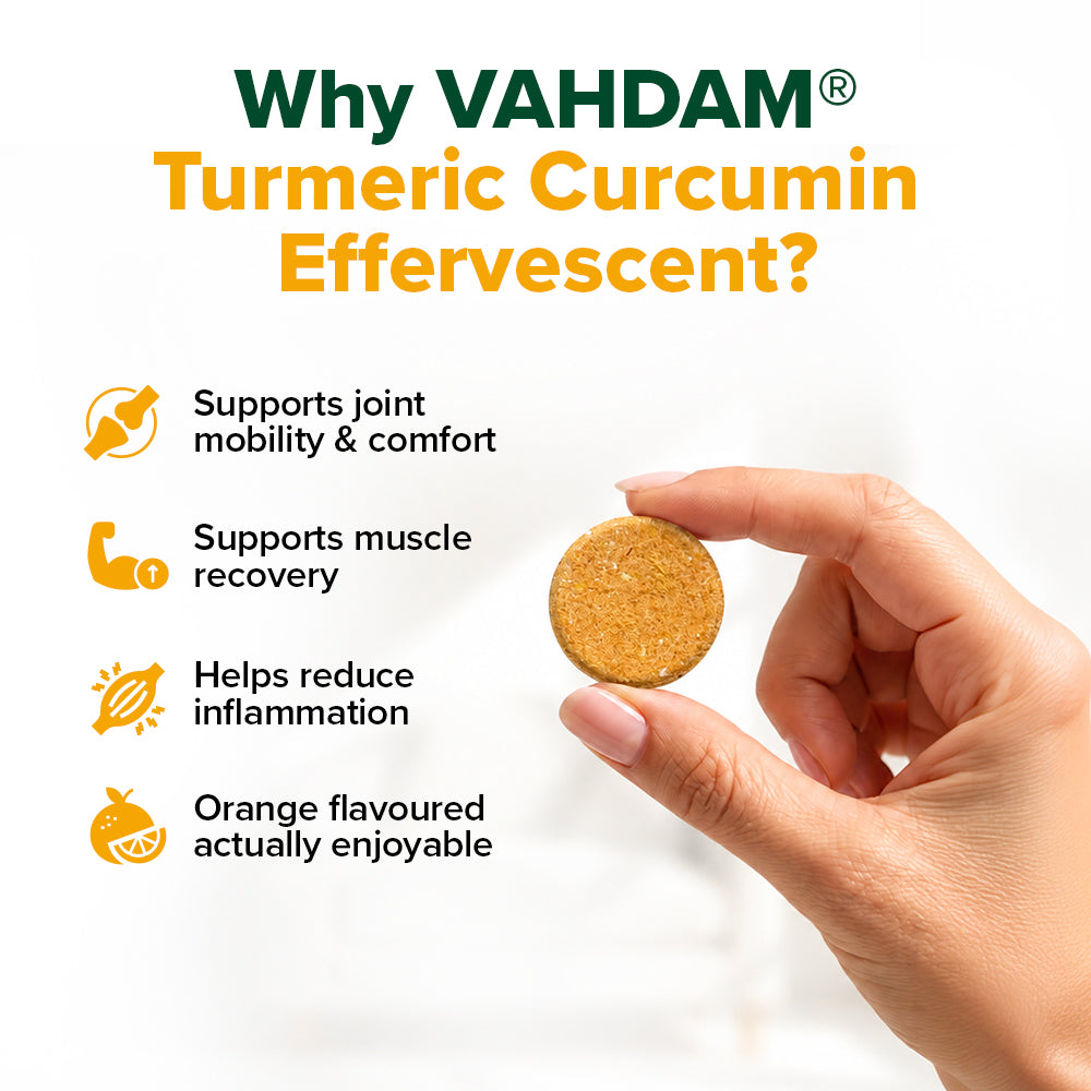 Turmeric Curcumin Effervescent - For Joint Comfort & Muscle Recovery