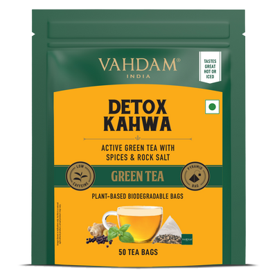 Detox Kahwa Green Tea, 50 Count