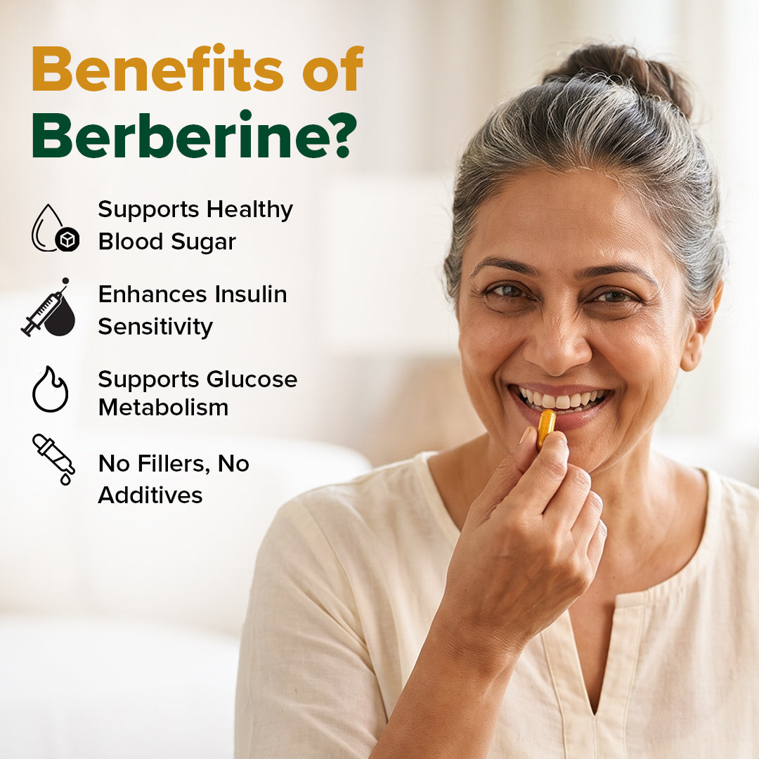 Berberine Capsules - For Blood Sugar Support