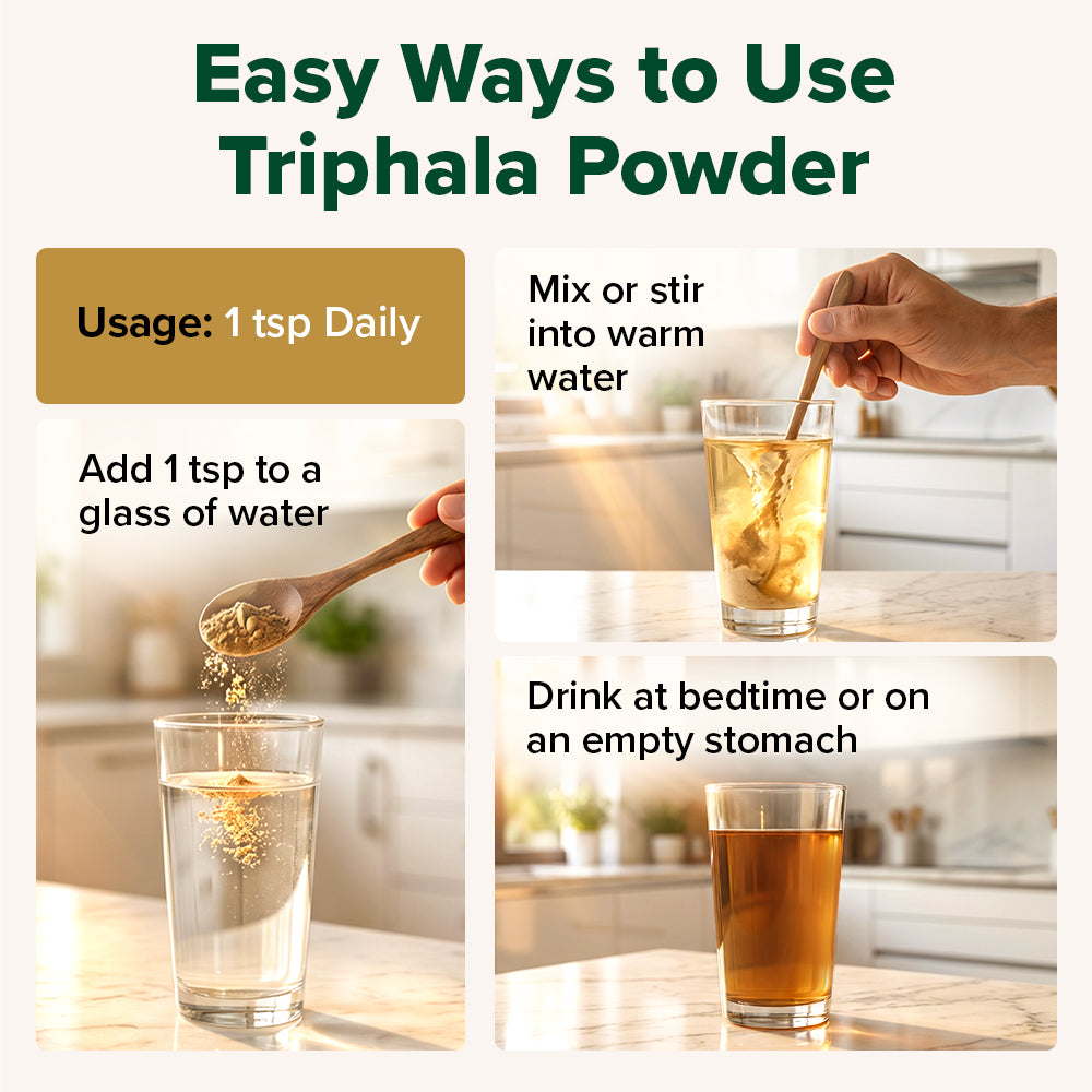 Triphala Powder 150 g - For Gut Health & Digestive Wellness