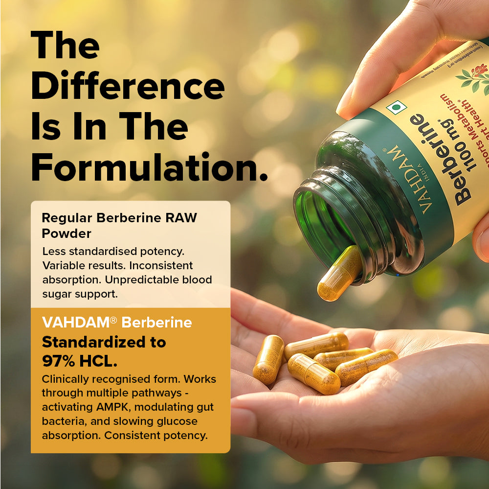 Berberine Capsules - For Blood Sugar Support