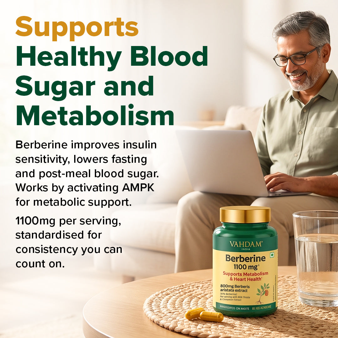 Berberine Capsules - For Blood Sugar Support