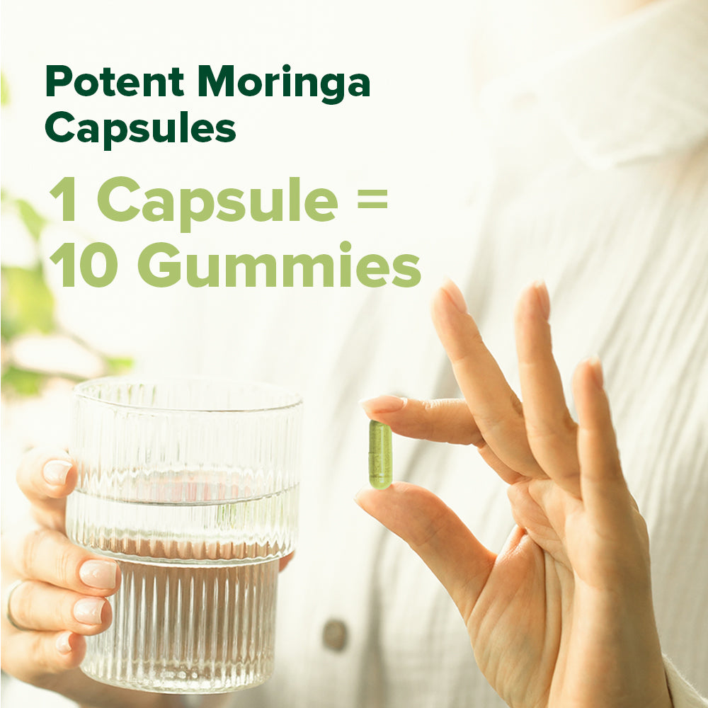 Moringa Capsules 1000mg - For Immunity Support