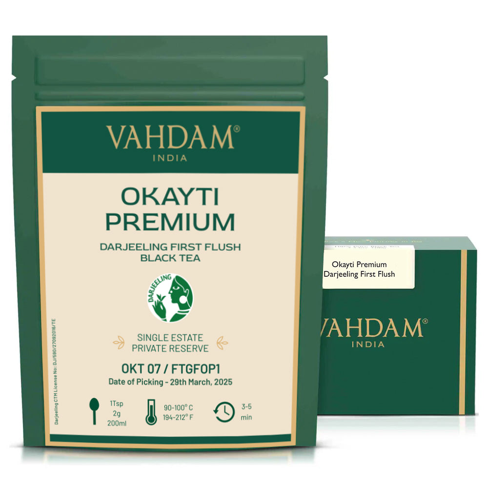 2025 Okayti Premium Darjeeling First Flush Black Tea OKT 07