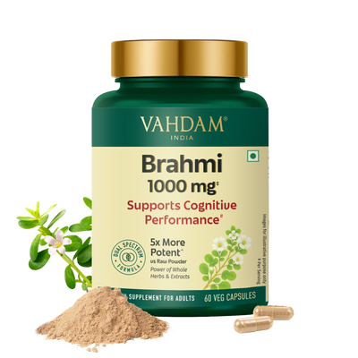 Brahmi Capsules 1000 mg - For Improved Focus