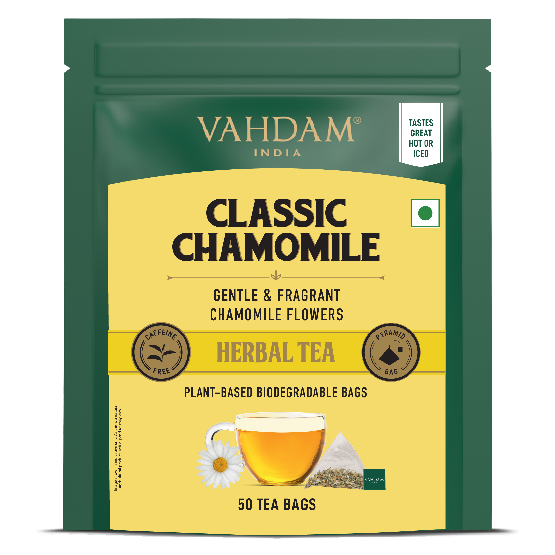 Classic Chamomile Herbal Tea Tisane, 50 Count