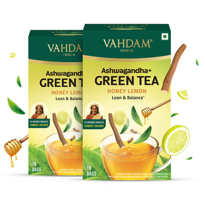 Ashwagandha+ Green Tea - Honey Lemon