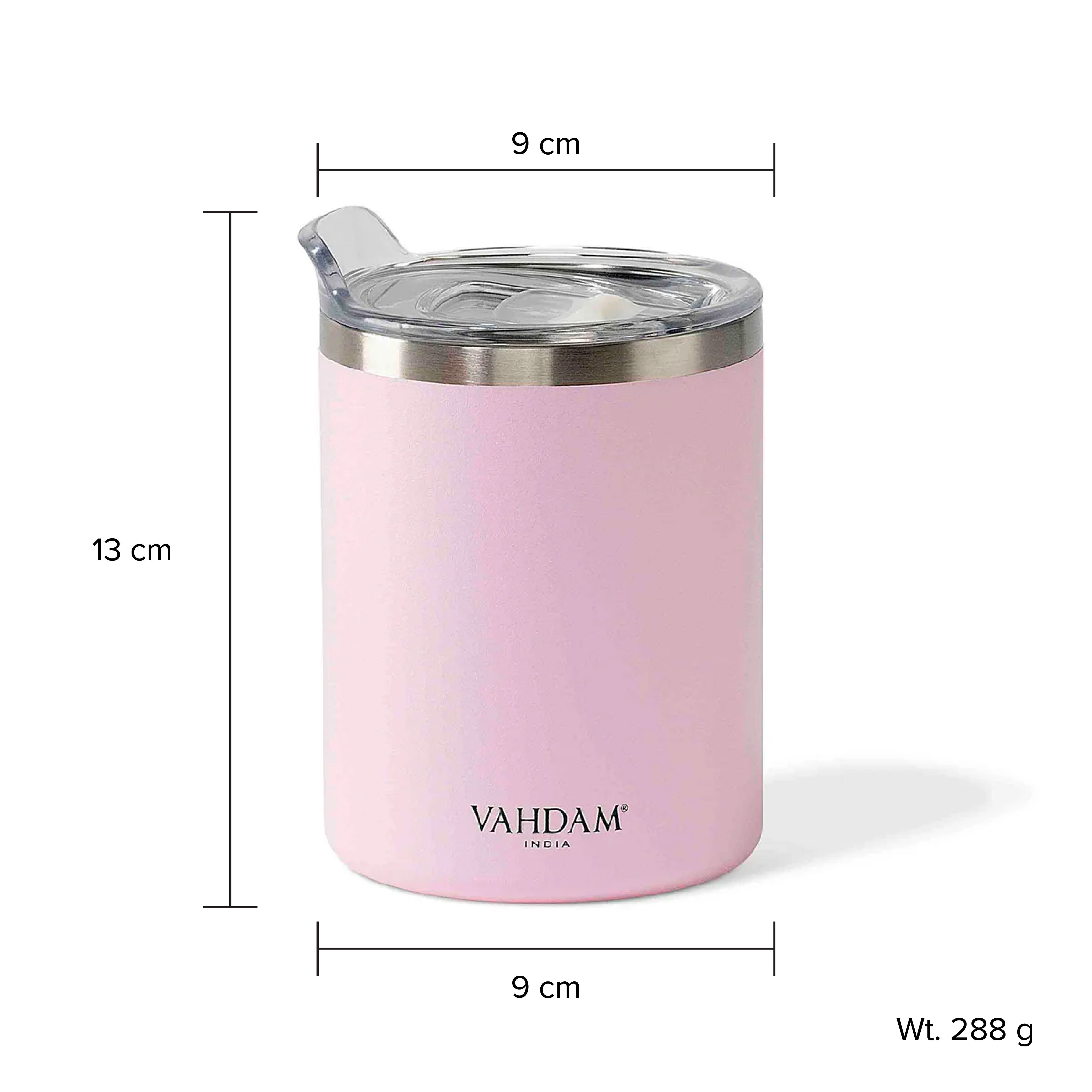 Hustle Tumbler Insulated - Pink