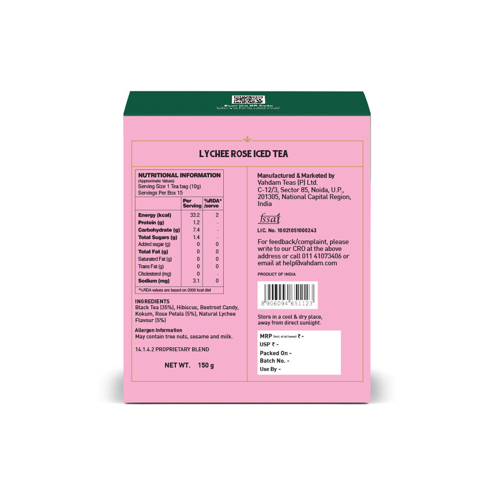 Lychee Rose Iced Tea & Cruise Tumbler - Kit