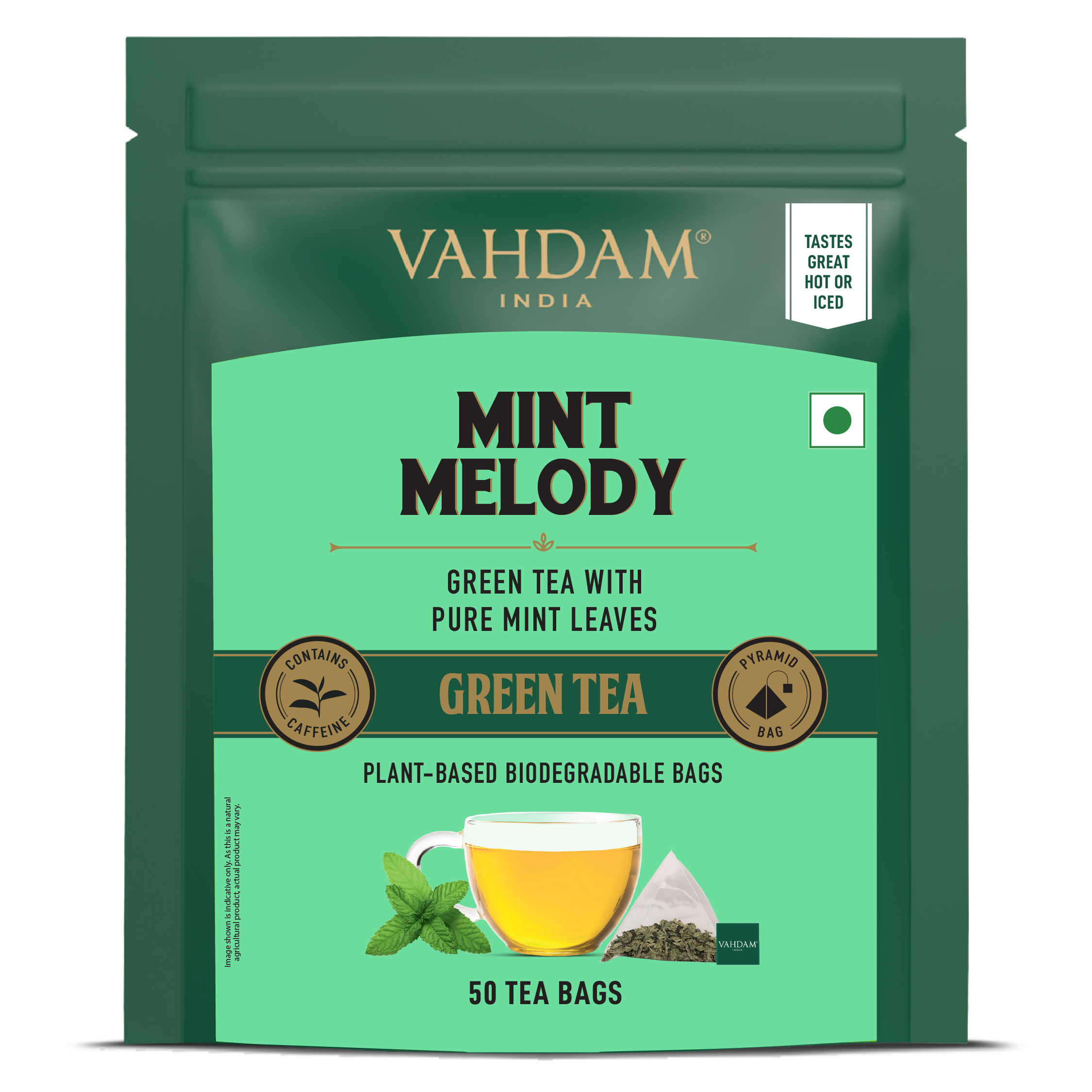 Mint Melody Green Tea, 50 Count