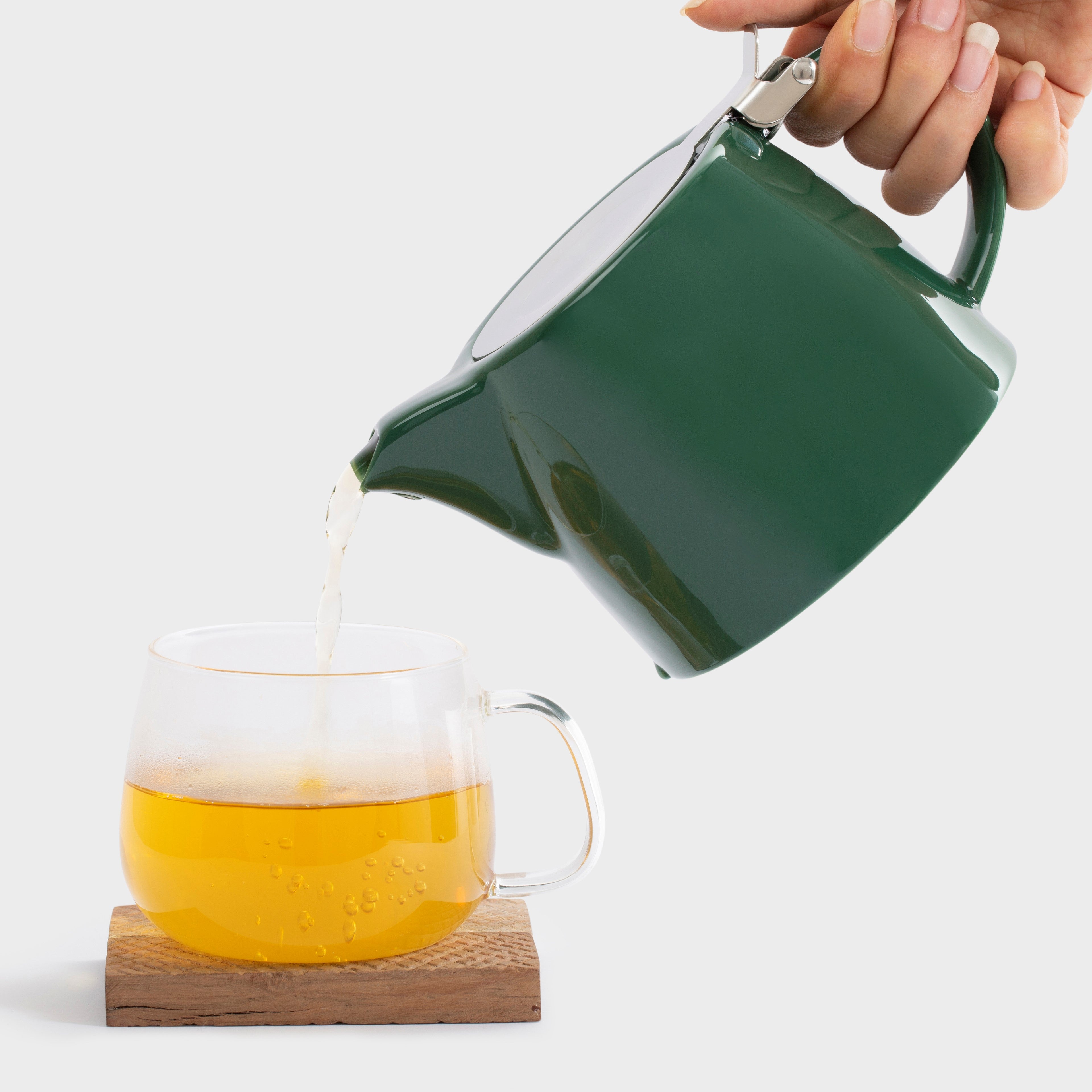 Gleam - Porcelain Teapot with Infuser, Image -4