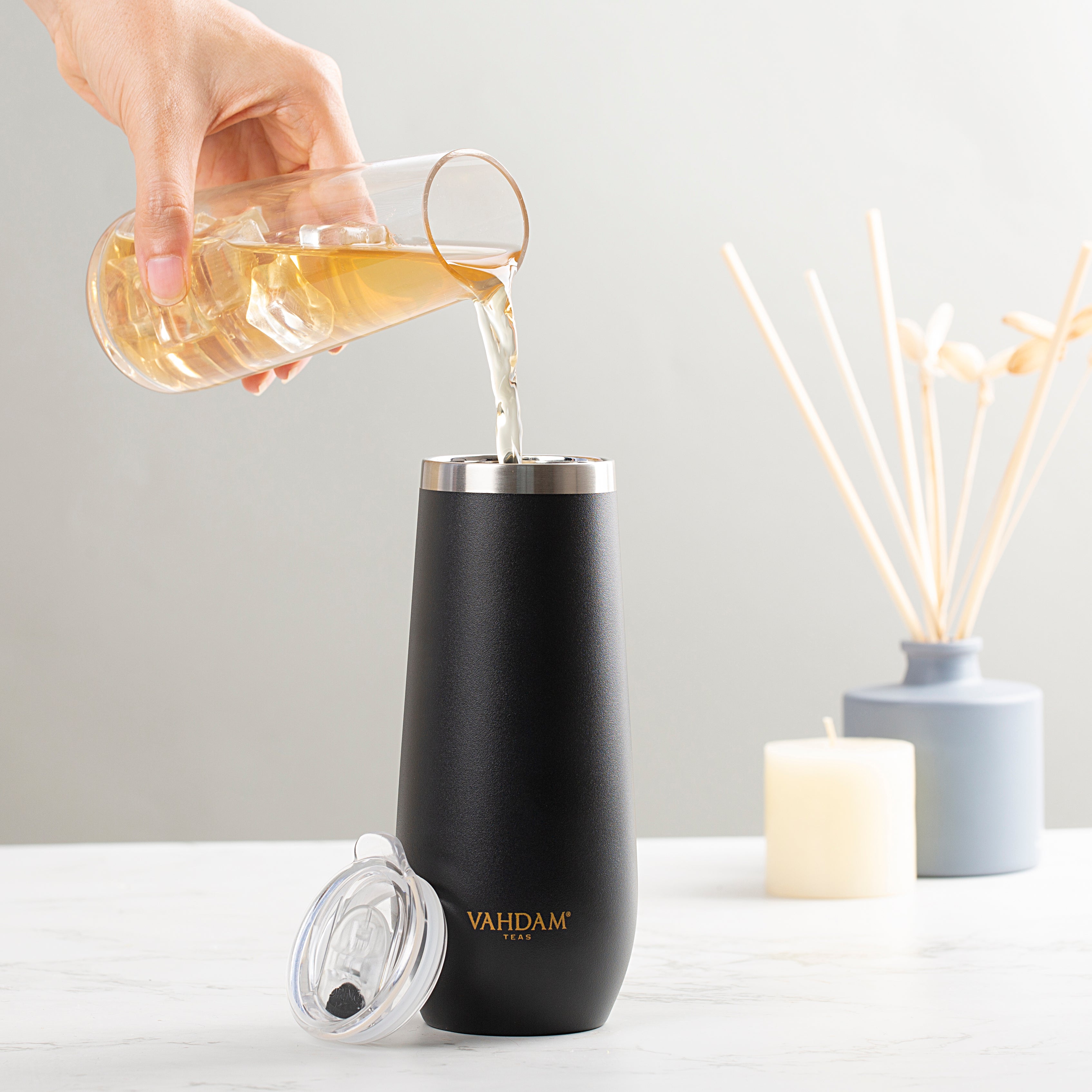 Caper Tumbler Insulated - Black, Image -1