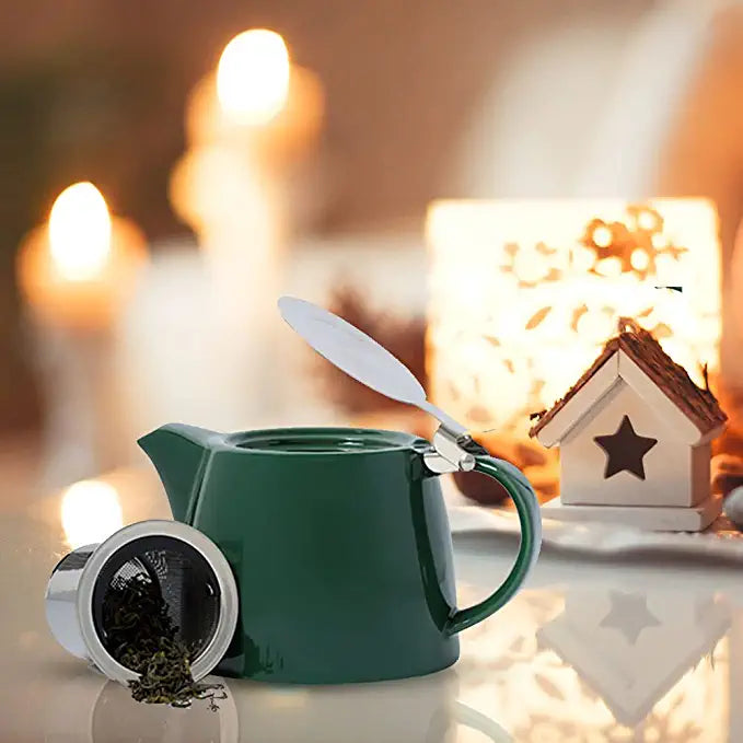 Gleam - Porcelain Teapot with Infuser, Image -2