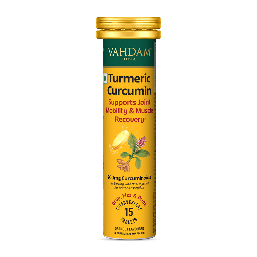 Turmeric Curcumin Effervescent - For Joint Comfort & Muscle Recovery