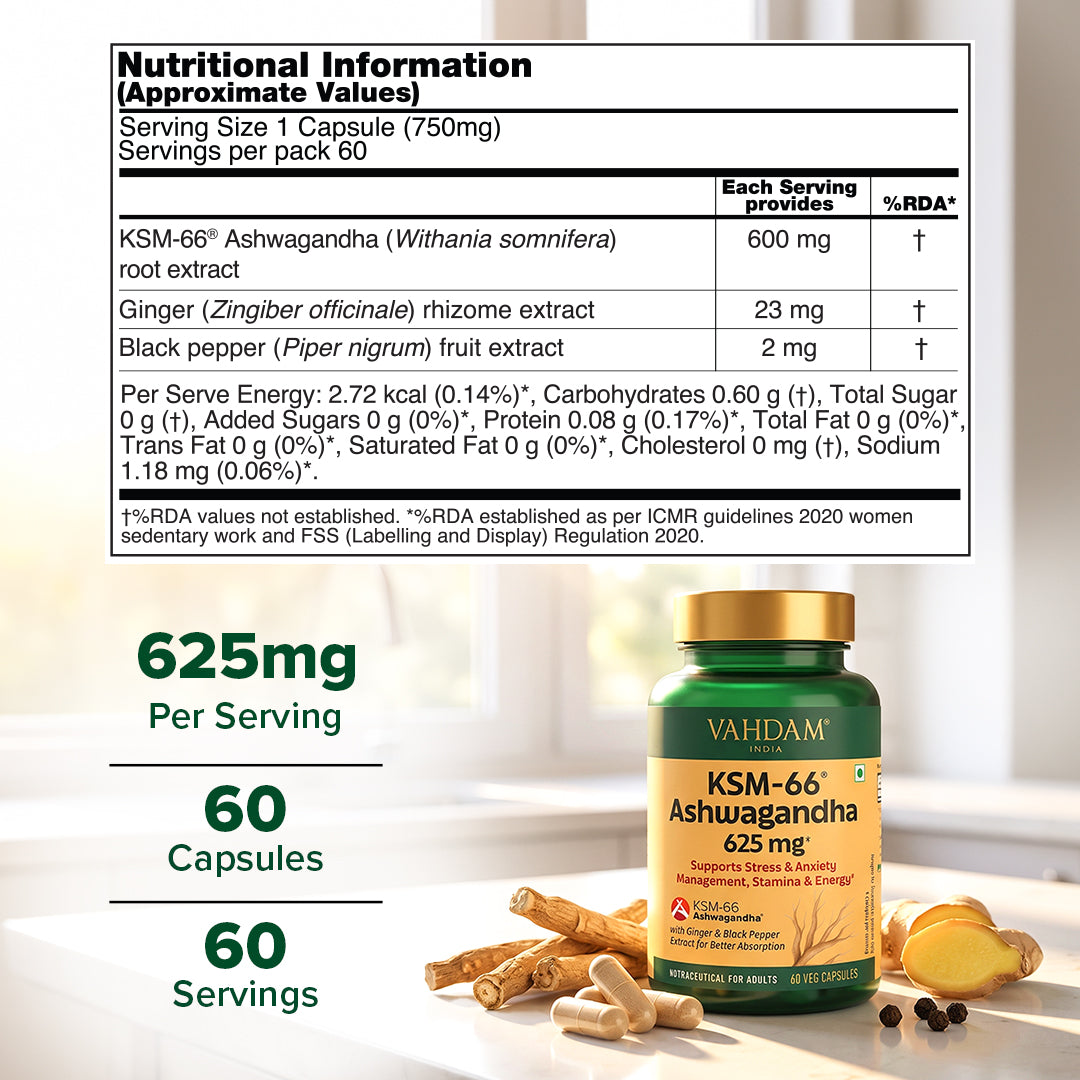 KSM-66® Ashwagandha - For Stress Management