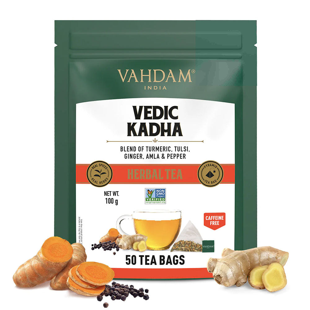 Buy Vedic Kadha Herbal Tea Online @ Best Prices in India - VAHDAM® India