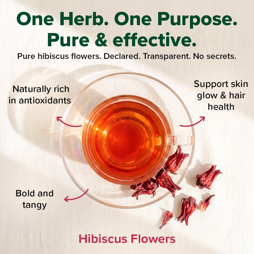 Pure Hibiscus - For Skin and Hair Health