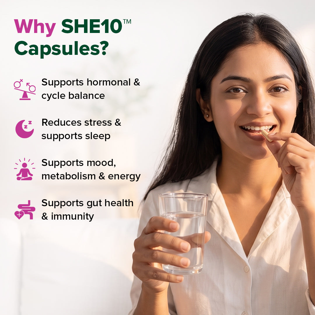 SHE10® - For PCOS and PCOD Support