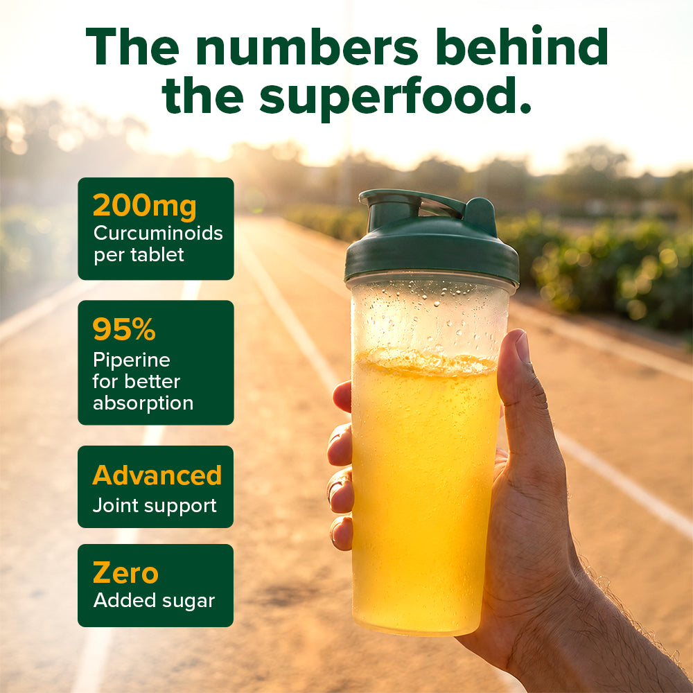 Turmeric Curcumin Effervescent - For Joint Comfort & Muscle Recovery