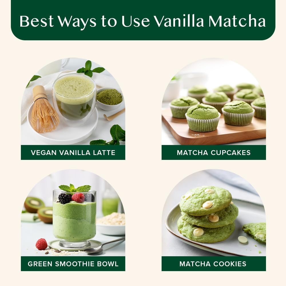 Vanilla Matcha Green Tea Powder, 50 g