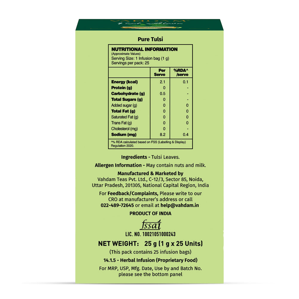 Pure Tulsi - For Daily Wellness