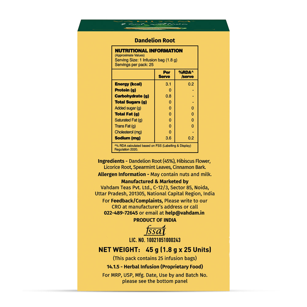 Dandelion Root - For Liver Support and Natural Cleansing