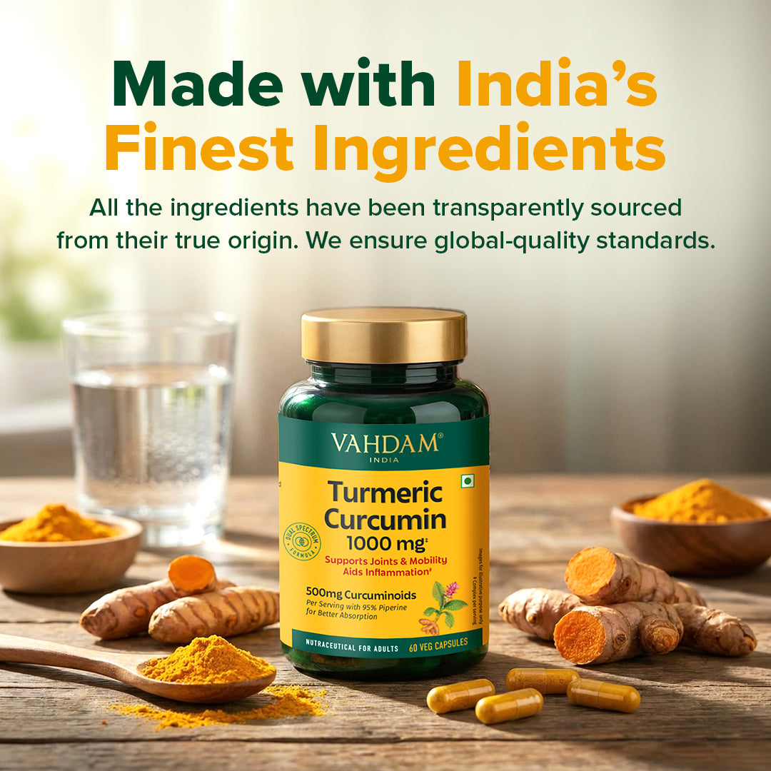 Lakadong Turmeric Curcumin Supplement - 60 Capsules