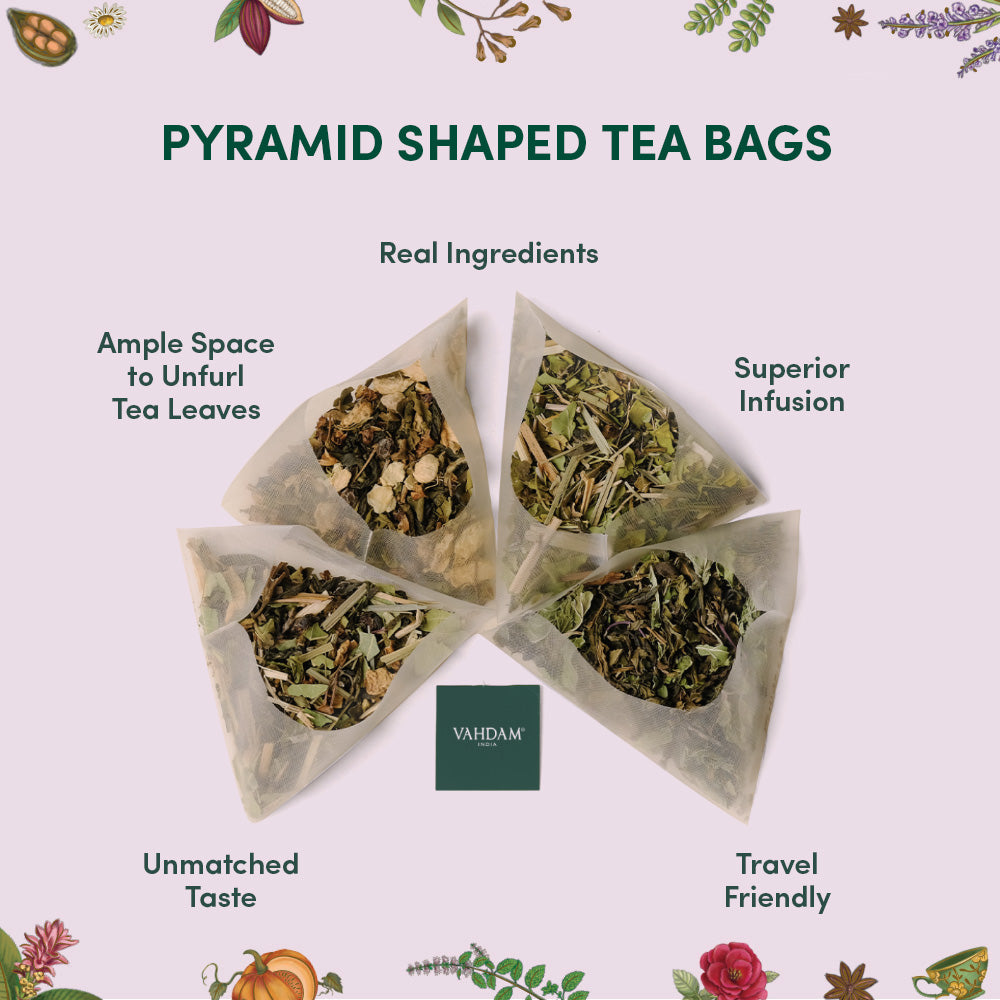 Assorted Tea Bags, Gift Set 24 Variants, 24 Tea Bags VAHDAM® India