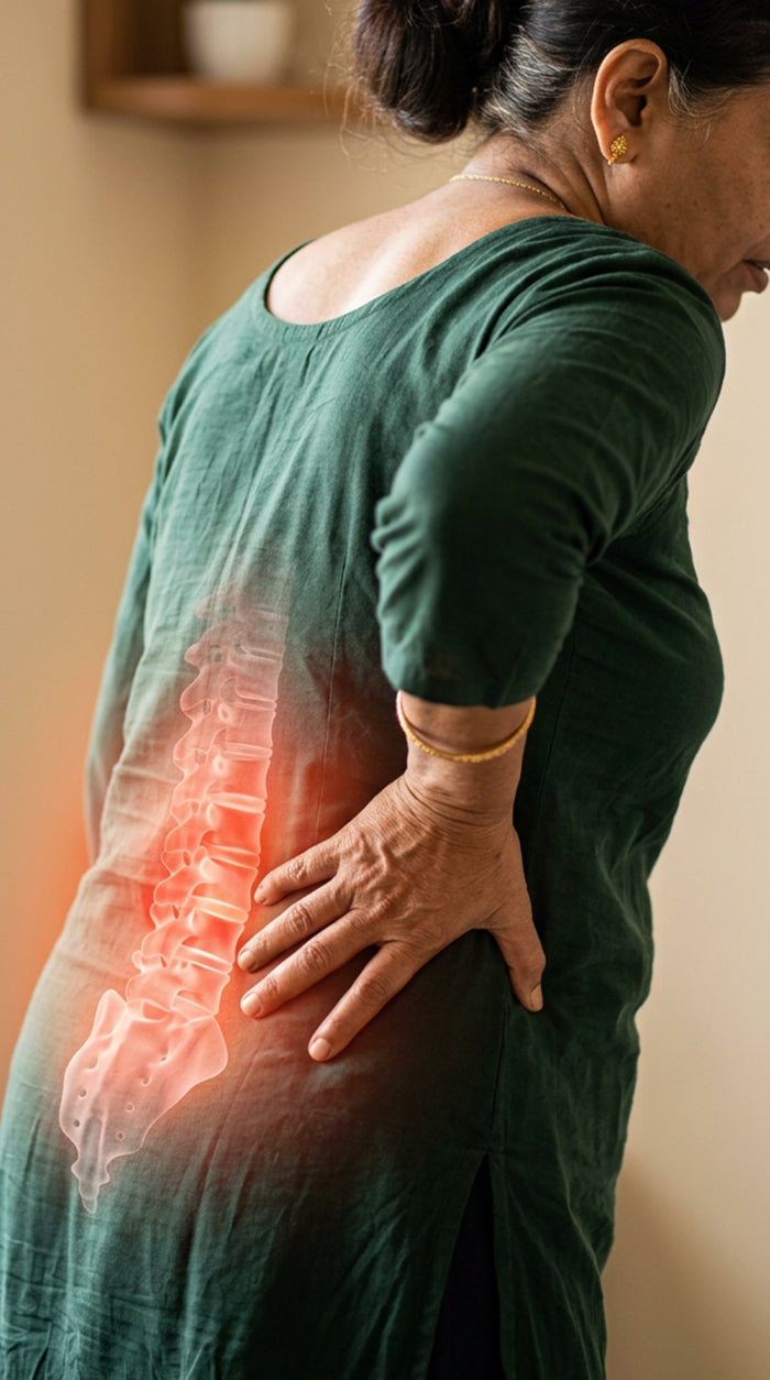 Eases back ache & discomfort