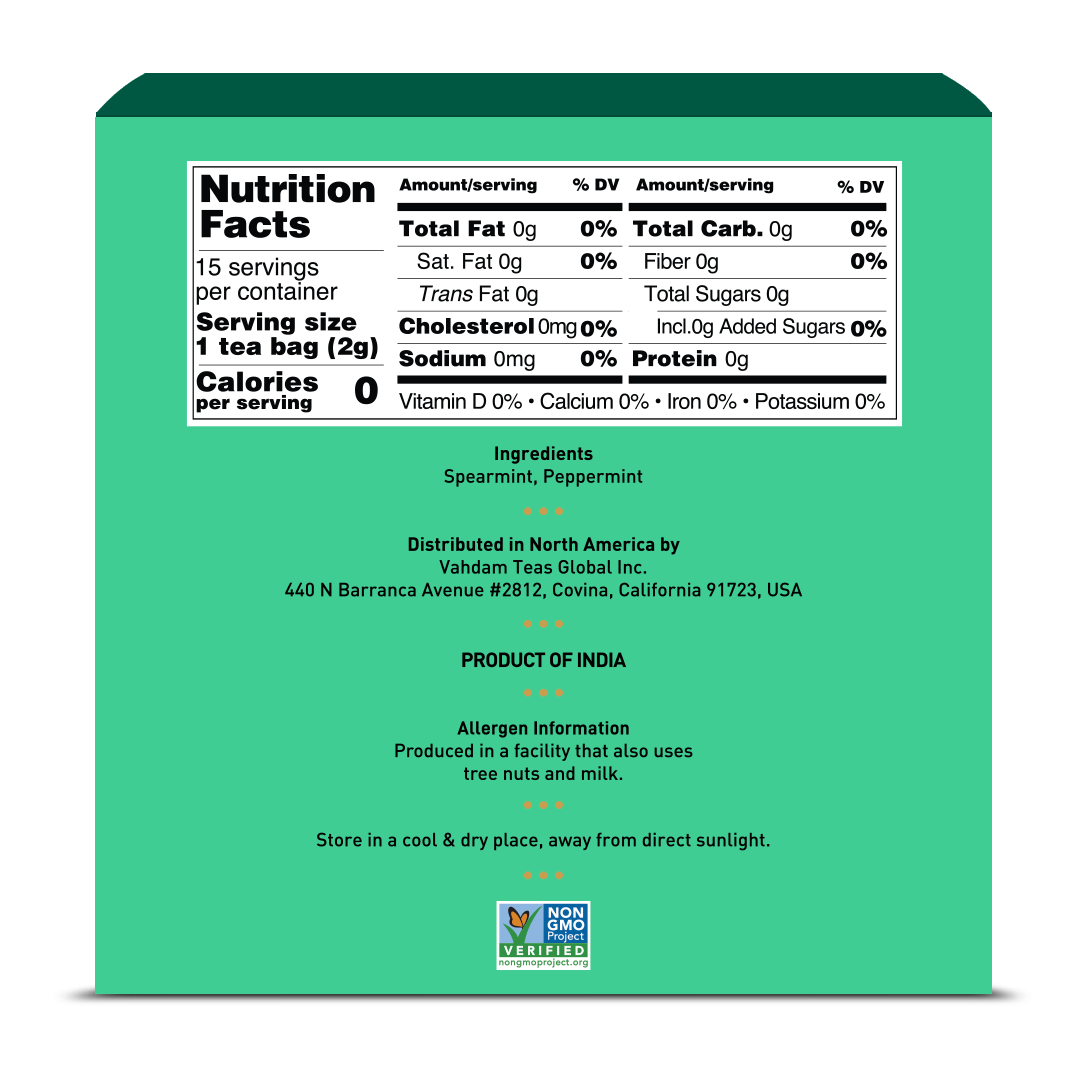 Pure Mint Herbal Infusion, 15 Count TB