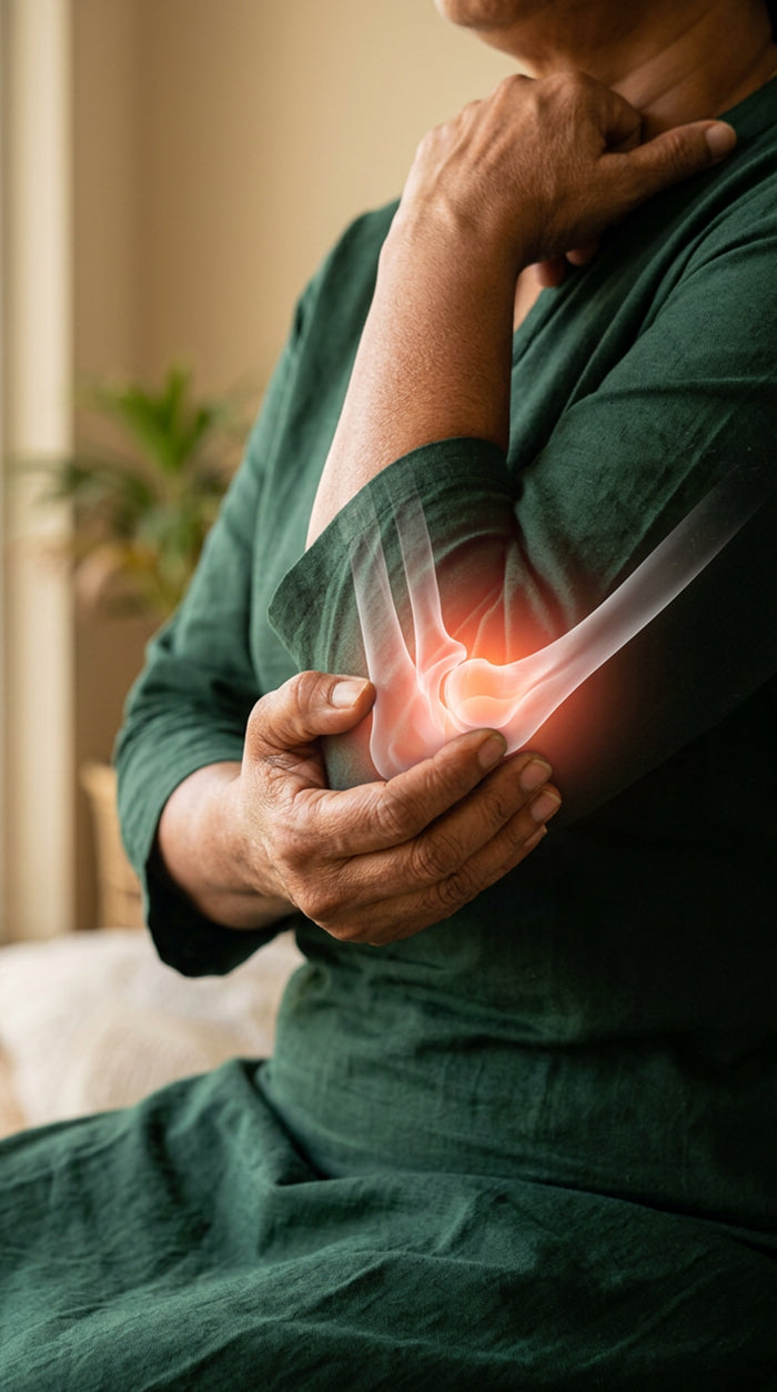 Soothes elbow soreness