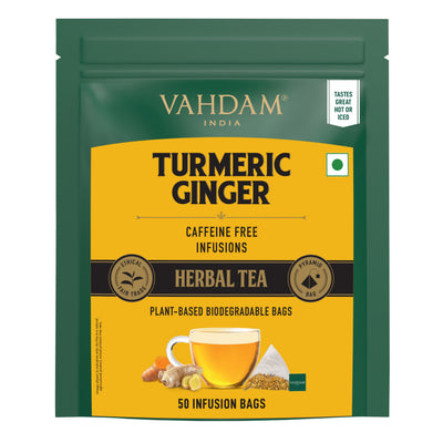Turmeric Ginger Herbal Infusion, 50 Count