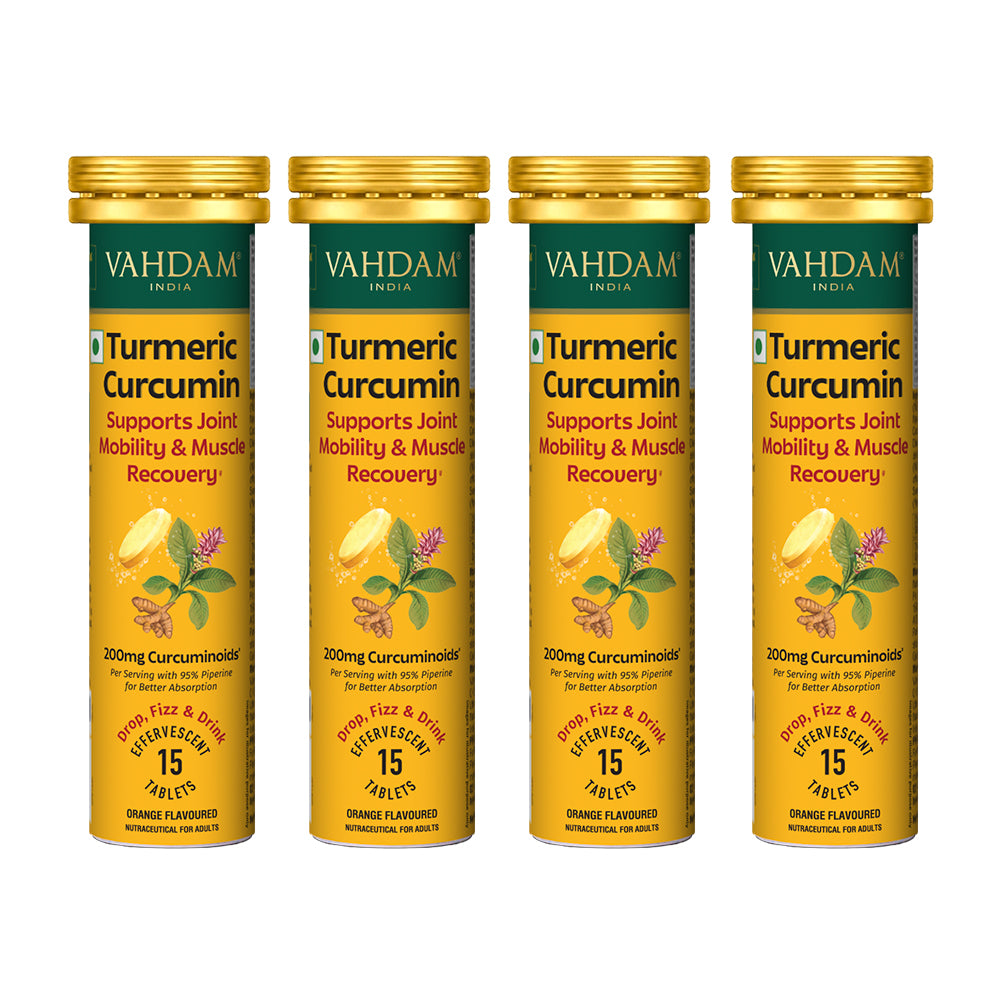 Turmeric Curcumin Effervescent - For Joint Comfort & Muscle Recovery