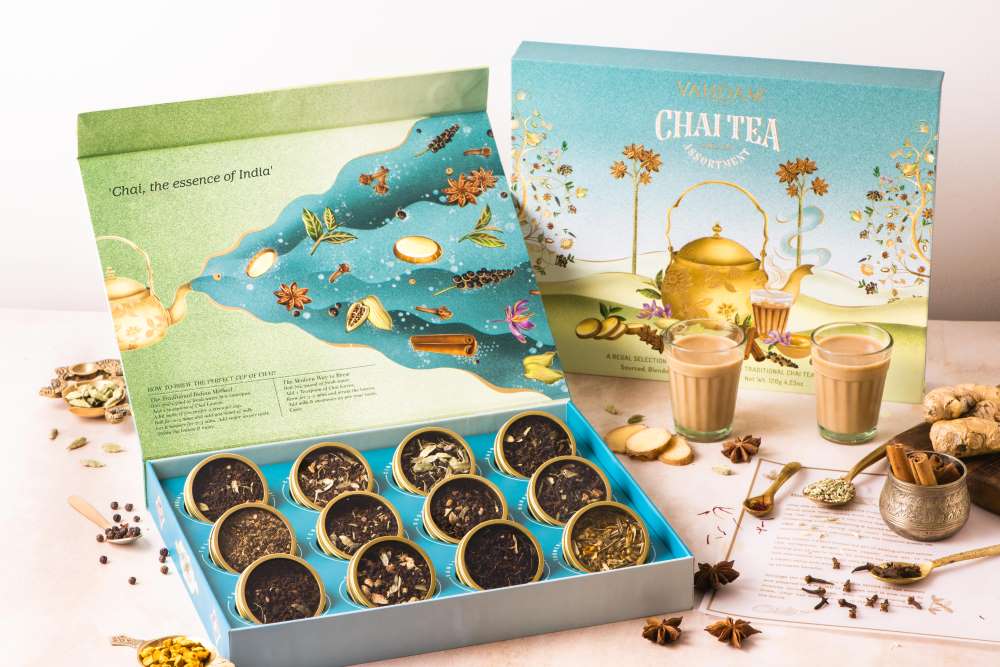 Chai Tea Assortment Gift Set, Image -1, 12 Teas