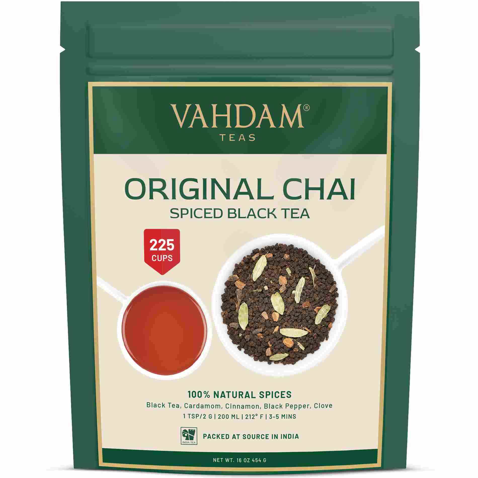 Wagh Bakhri Masala chai tea bags (100) - BuddyBasket