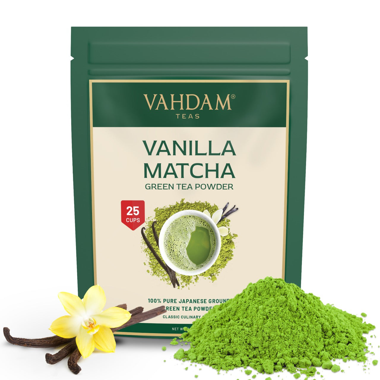 Matcha Vainilla Bourbon Organikal Hgl X50gr