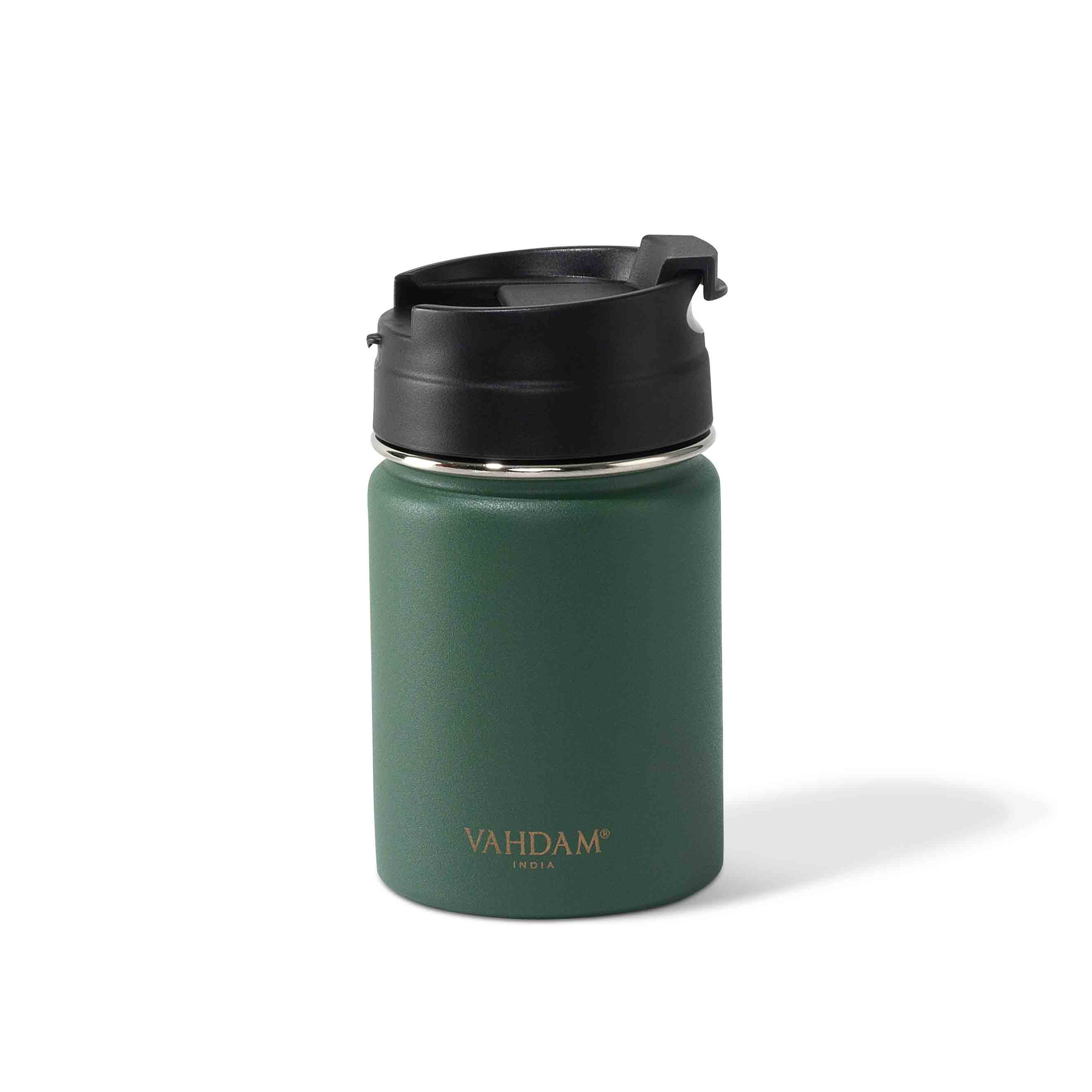 Vitality Flip Bottle Insulated - Dark Green, Image -2 