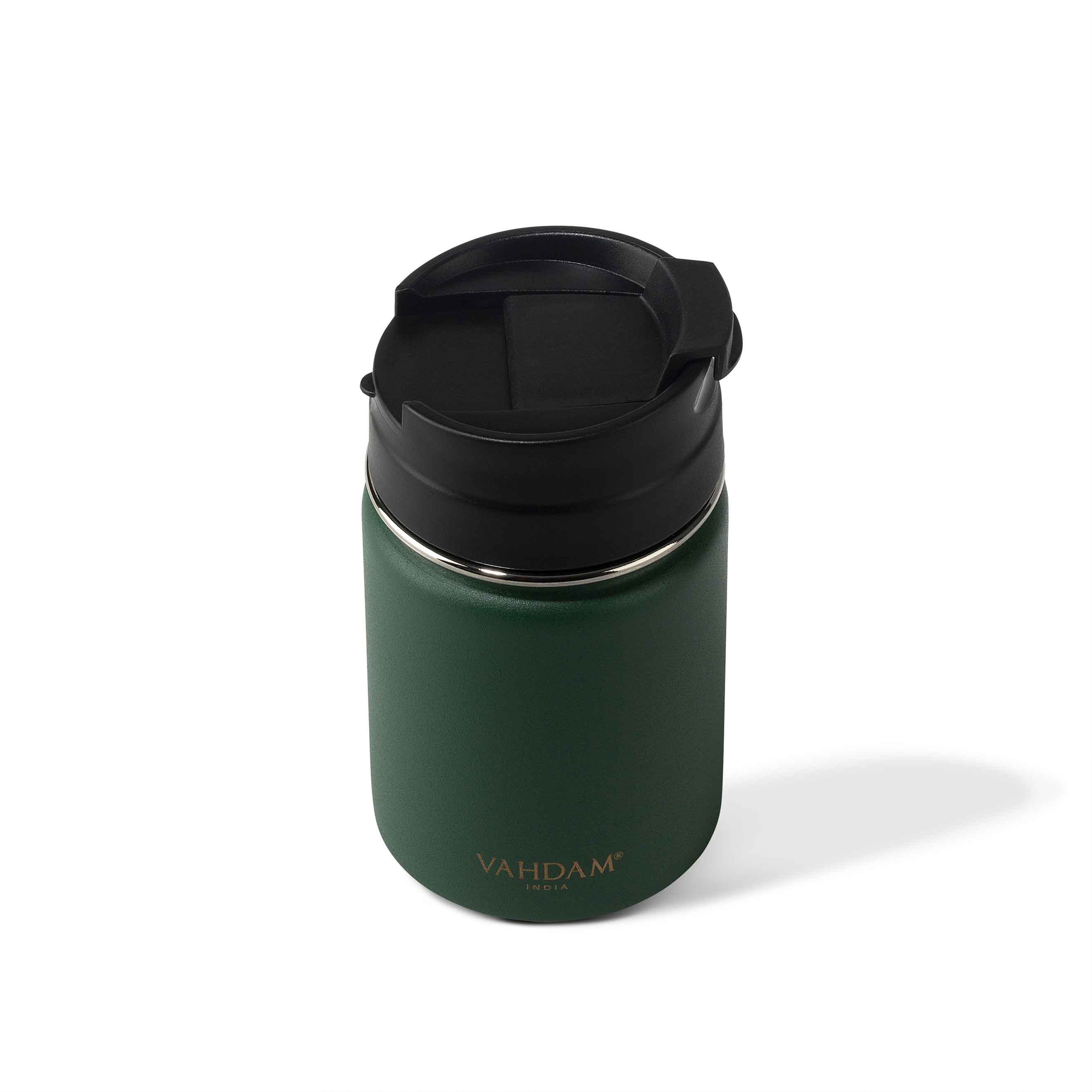 Vitality Flip Bottle Insulated - Dark Green, Image -3 