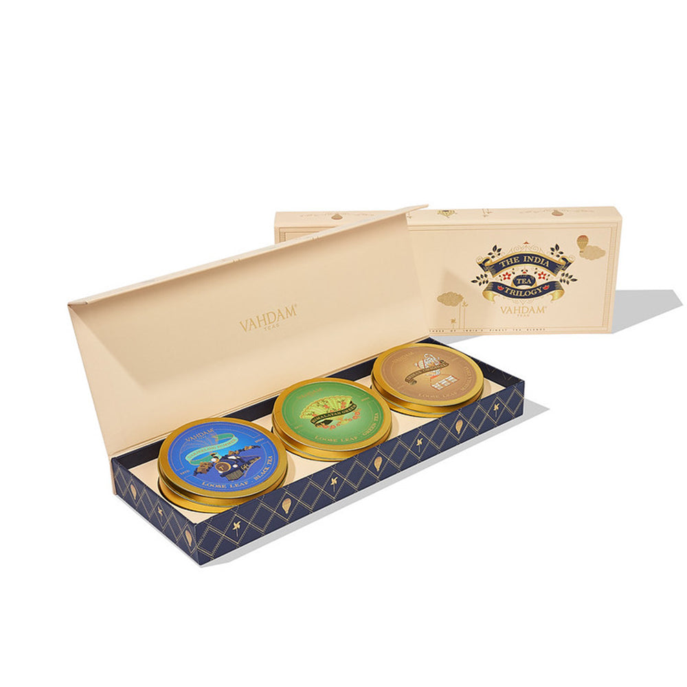The India Tea Trilogy Gift Set, Image -1, 3 Teas